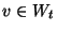 $v\in W_t$