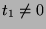 $t_1\neq 0$