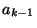 $a_{k-1}$