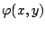 $\varphi(x,y)$