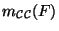 $m_{{\cal C}{\cal C}}(F)$