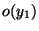 $o(y_1)$