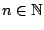$n\in{\mathbb{N}}$