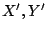 $X',Y'$