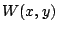 $W(x,y)$