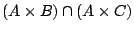 $(A\times B)\cap (A\times C)$